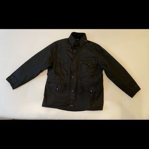 New Barbour Sapper Wax Jacket, Black, XL